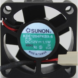 SUNON KD1204PKBX-8 12V 1.1W 2wires cooling fan